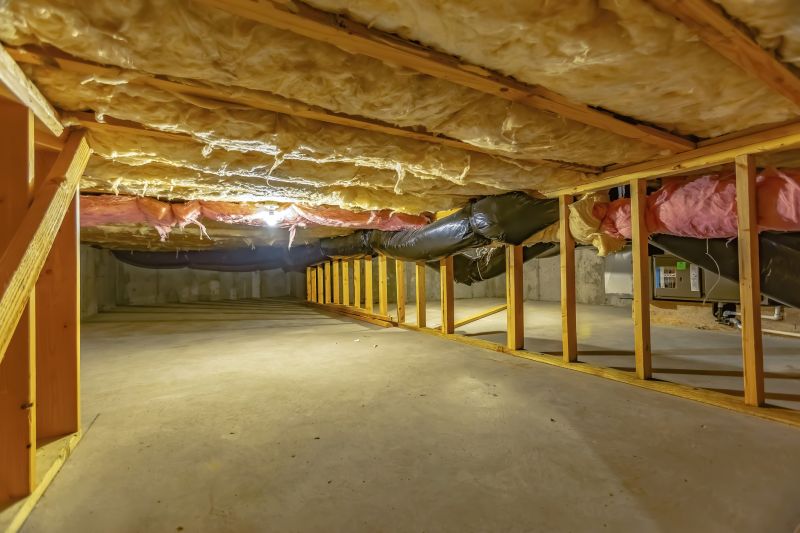 Insulated Crawlspace After Encapsulation